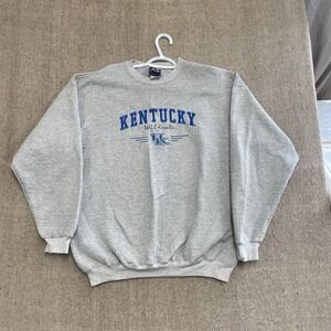 Vintage University of Kentucky Wildcats sweatshirt mens Large gray 1990s NCAA